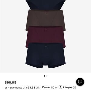 Victoria’s Secret Smooth Mixed Silhouette Period Panties Shortie Cut- Size M